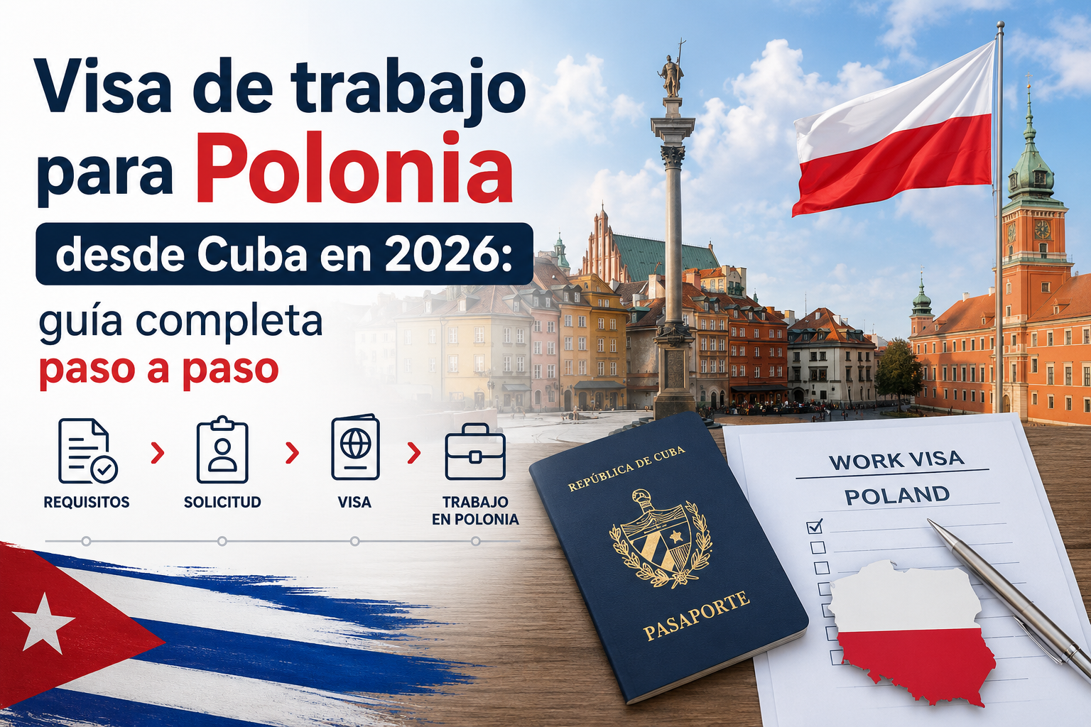 Visa de Trabajo Polonia para Cubanos