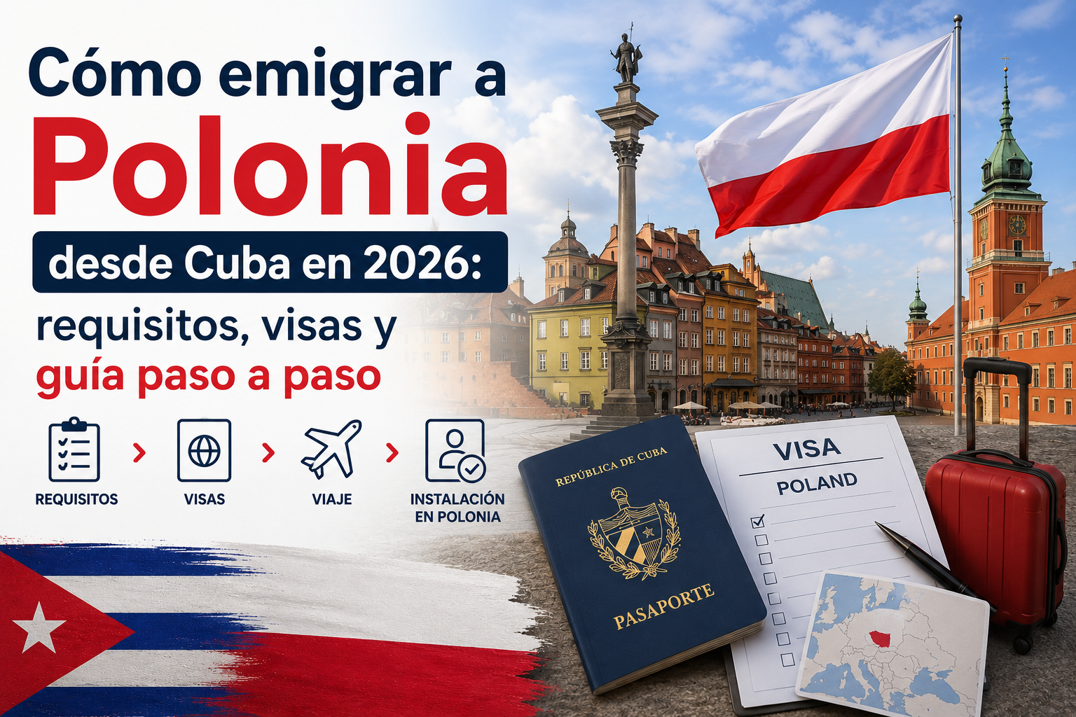 Emigrar a Polonia desde Cuba